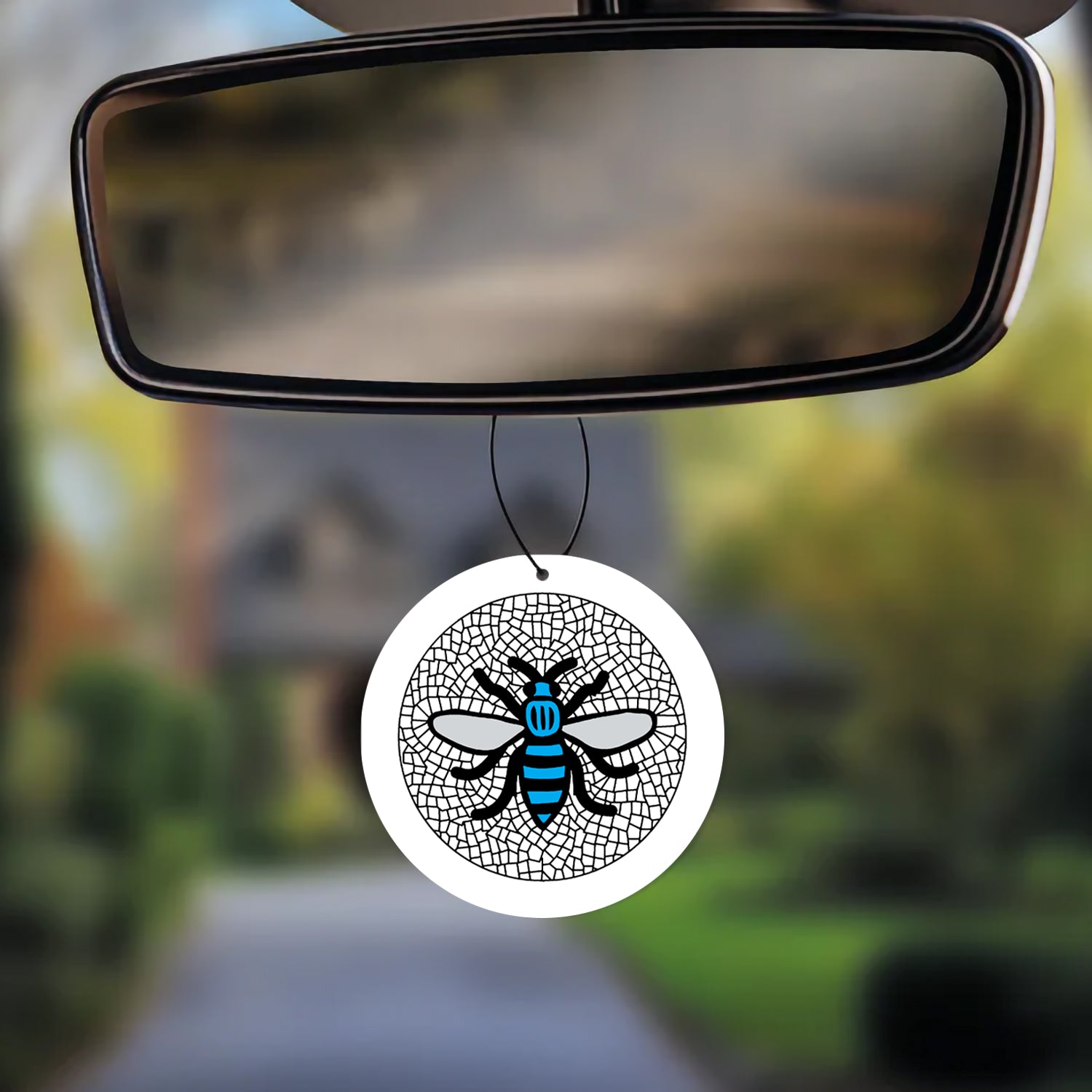 Manchester Sky Blue Bee Air Freshener