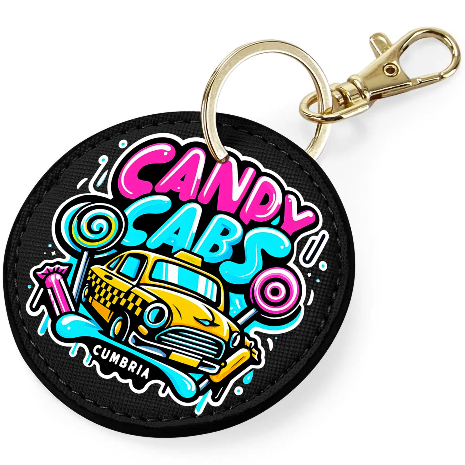 Candy Cabs Cumbria Keyring Bag Charm