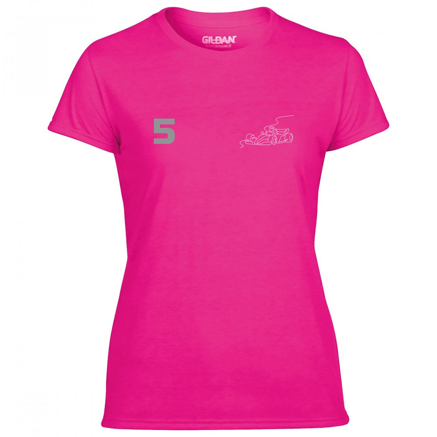 Race Car Driver 5 Pocket Abstract Women's Tshirt