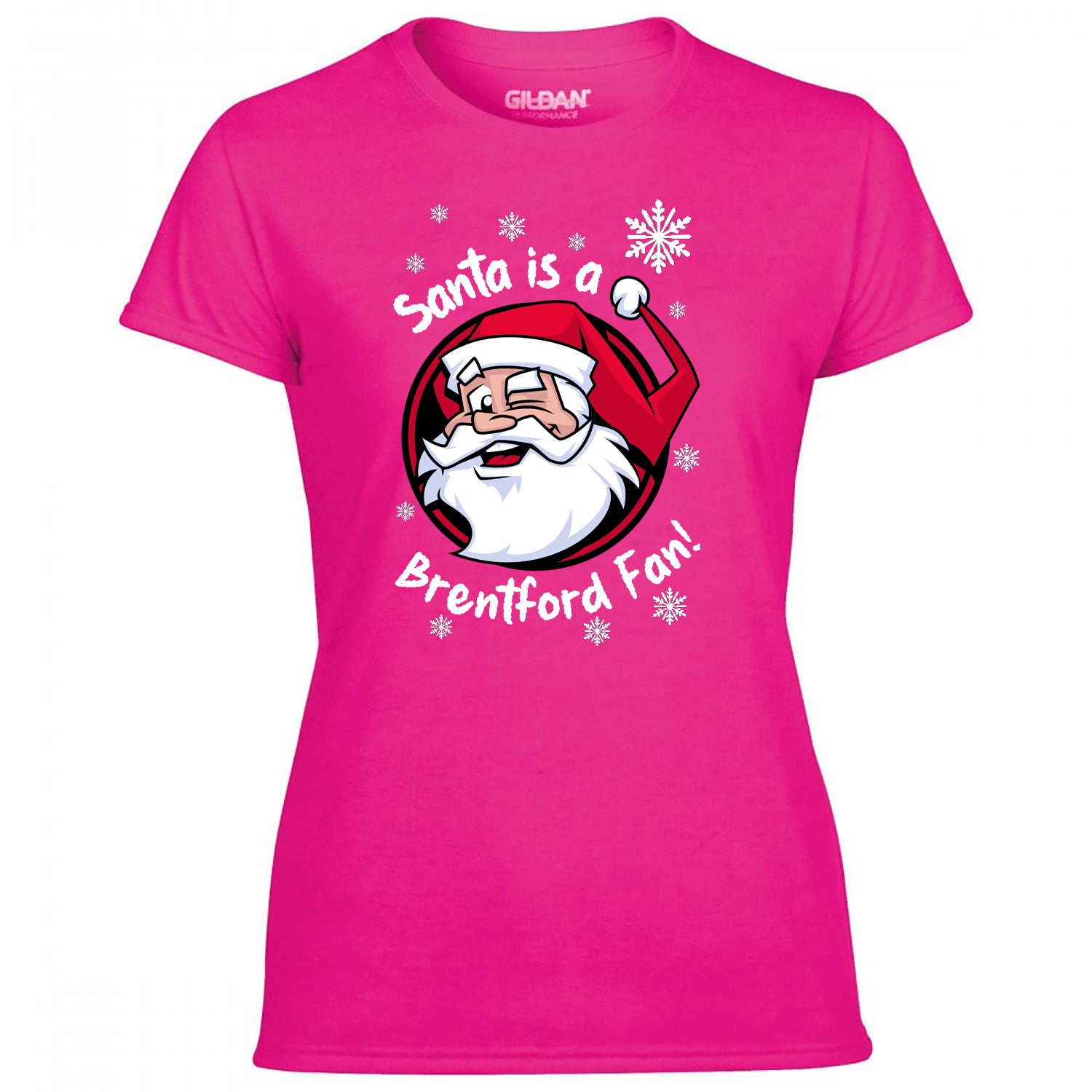 Santa Is A Brentford Fan! Women's Tshirt