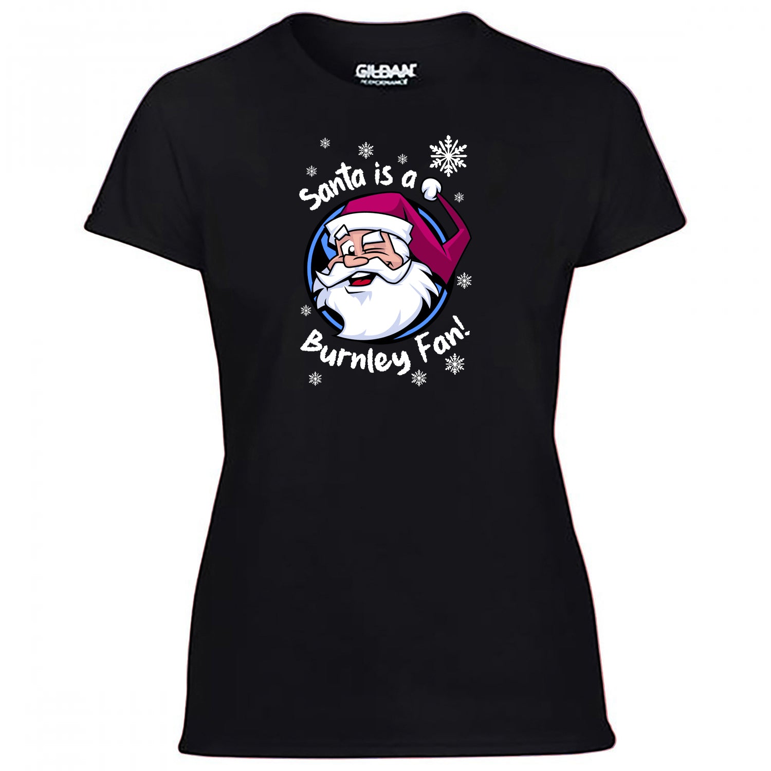 Santa Is A Burnley Fan! Women's Tshirt