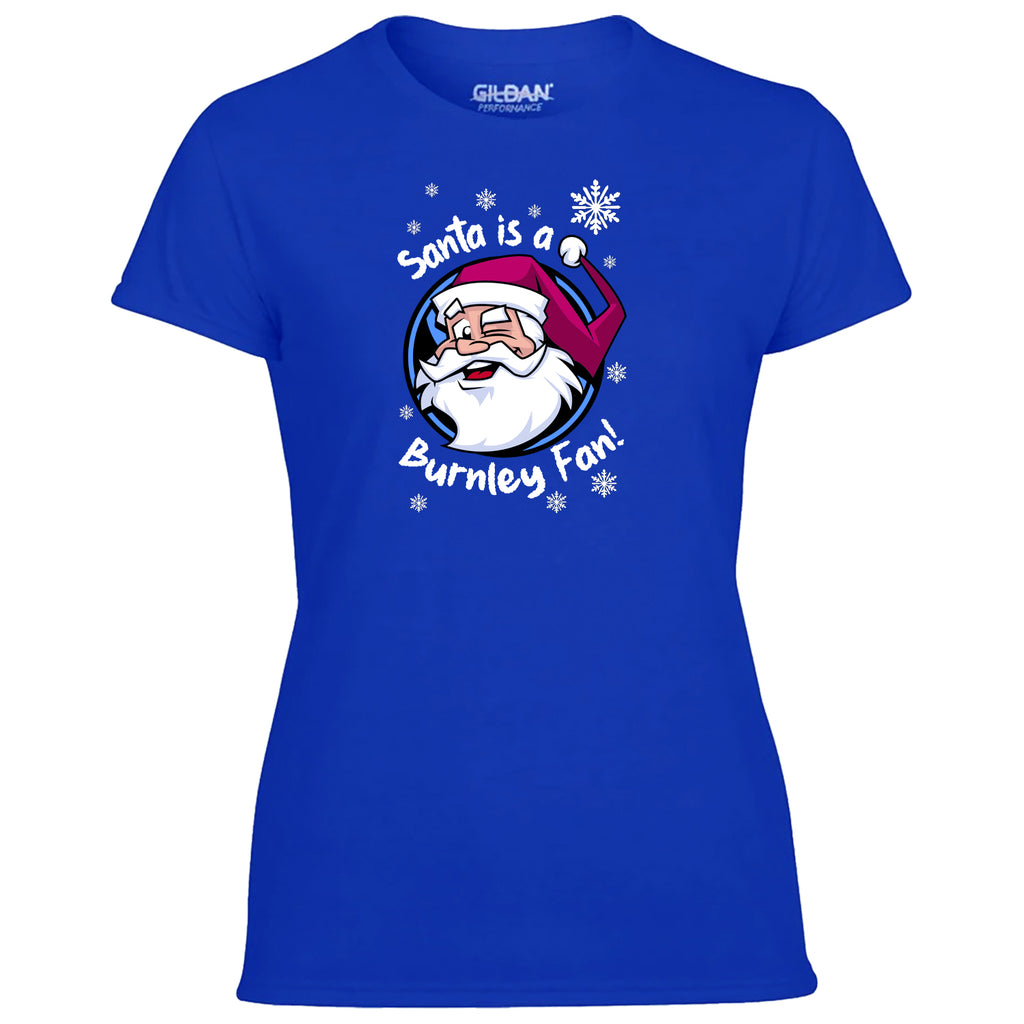 Santa Is A Burnley Fan! Women's Tshirt