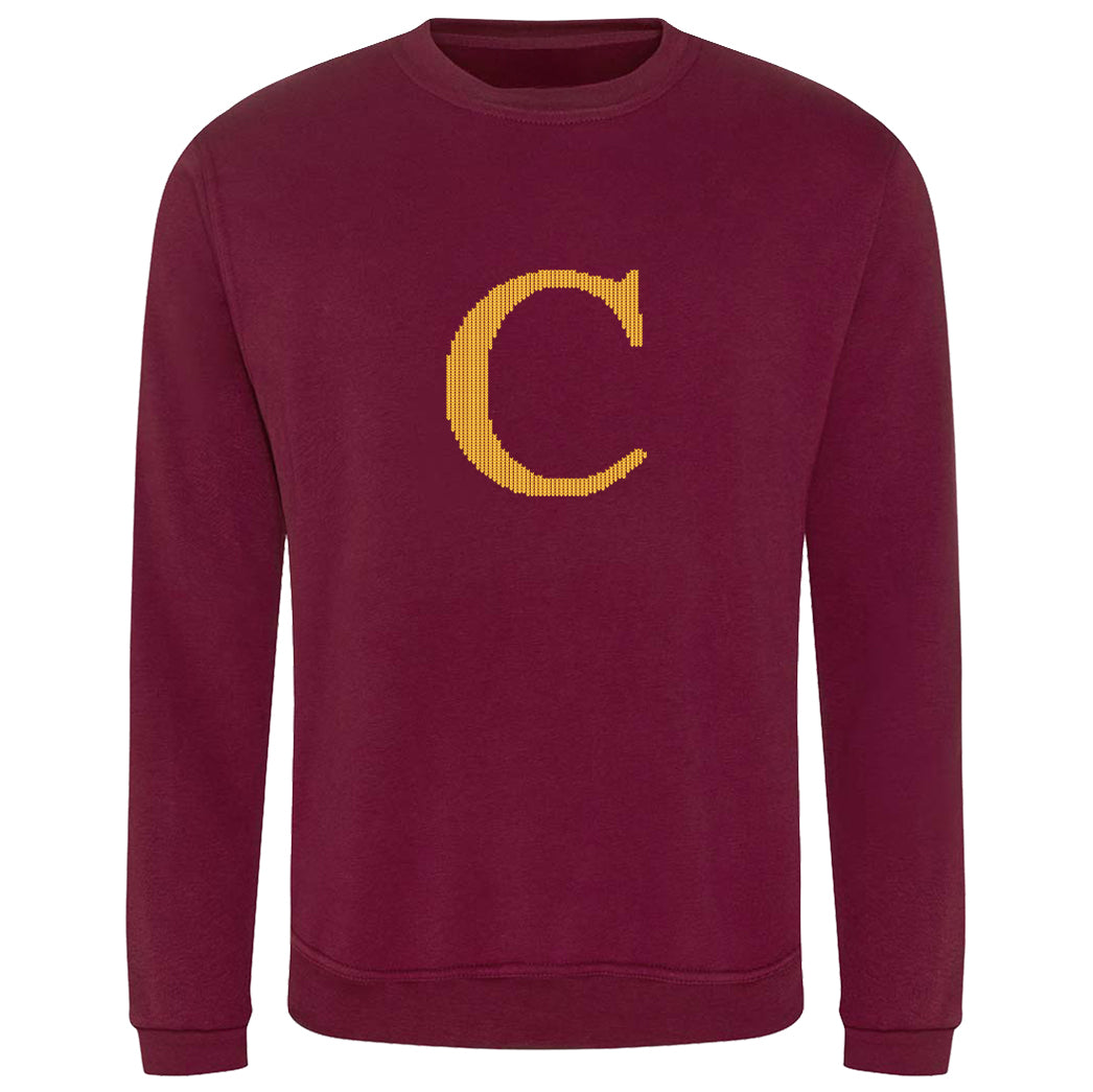 Mrs Weasley's Claret Adult's Christmas Jumper Sweatshirt