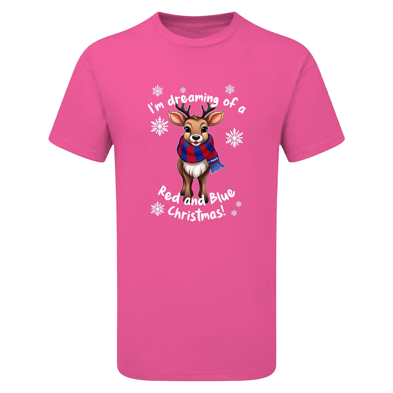C. Palace Red & Blue Christmas Reindeer Children's Tshirt