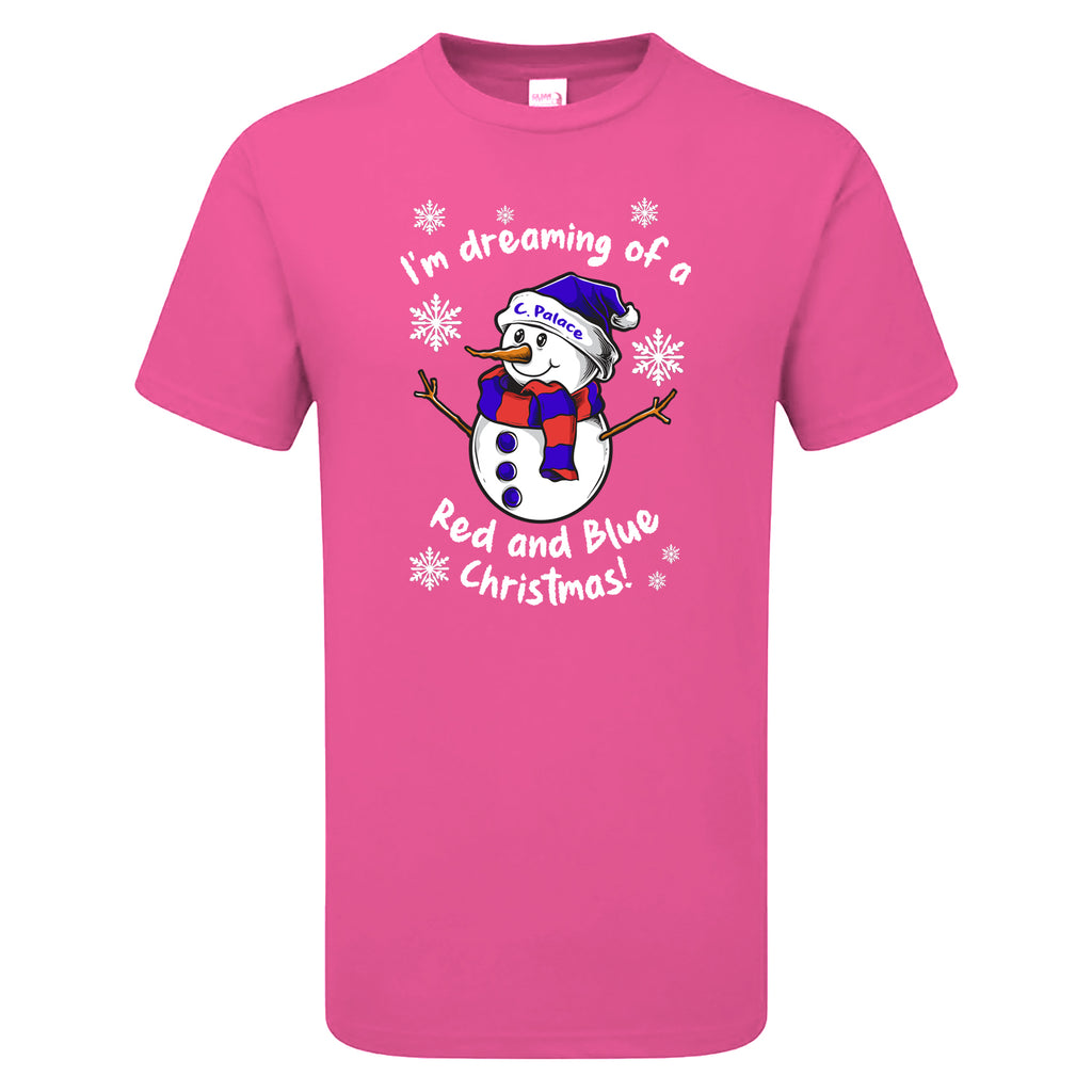 C. Palace Red & Blue Christmas Snowman Children's Tshirt