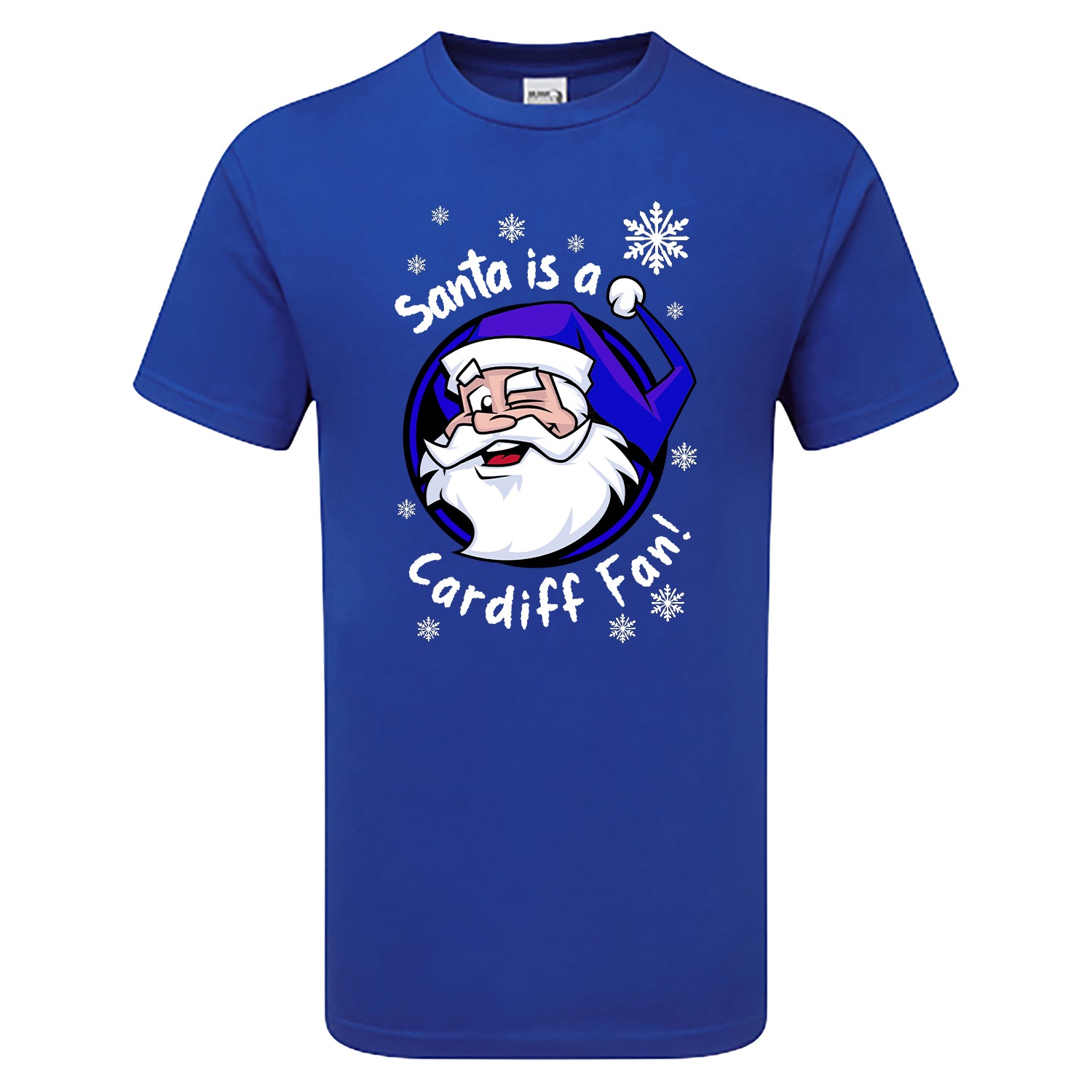 Santa Is A Cardiff Fan! Men's Tshirt