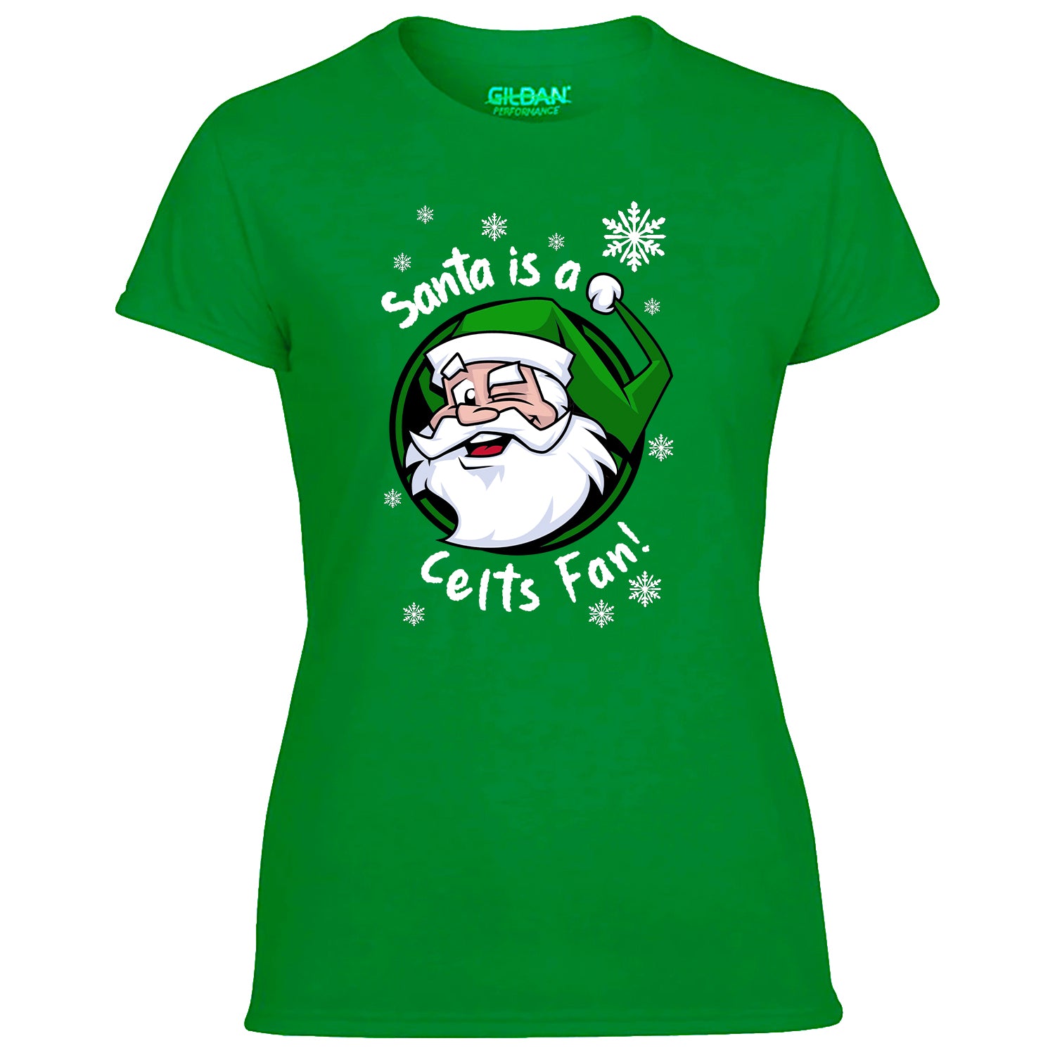 Santa Is A Celts Fan! Women's Tshirt