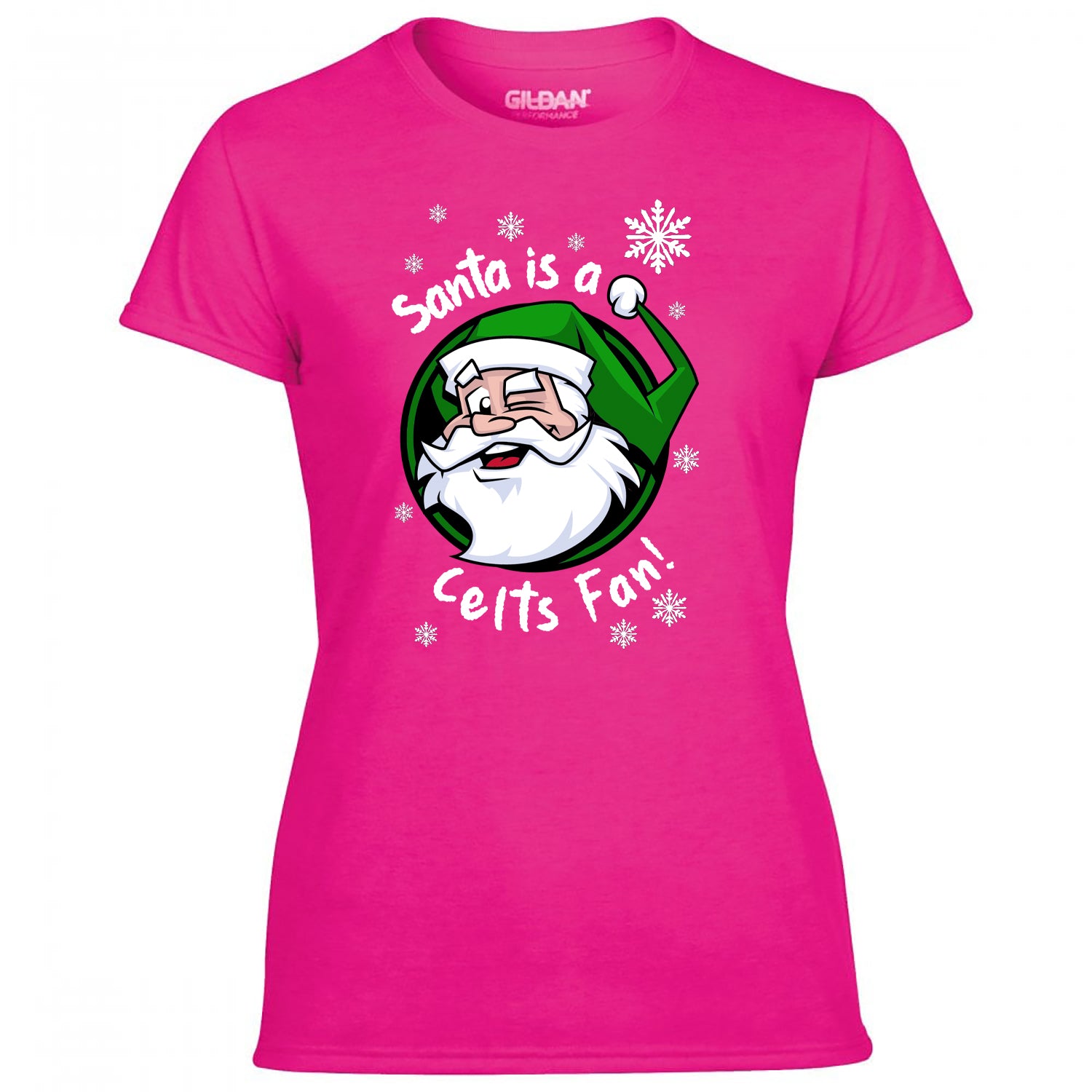 Santa Is A Celts Fan! Women's Tshirt