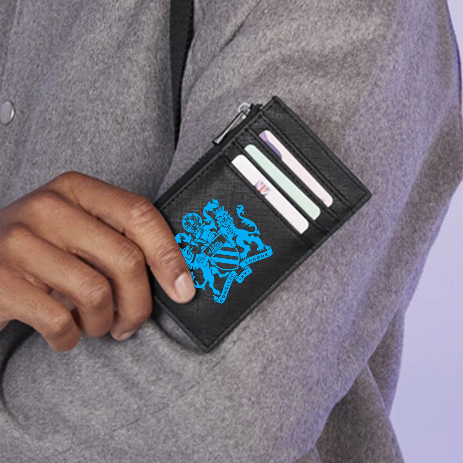 Manchester City Coat Of Arms Crest Card Holder