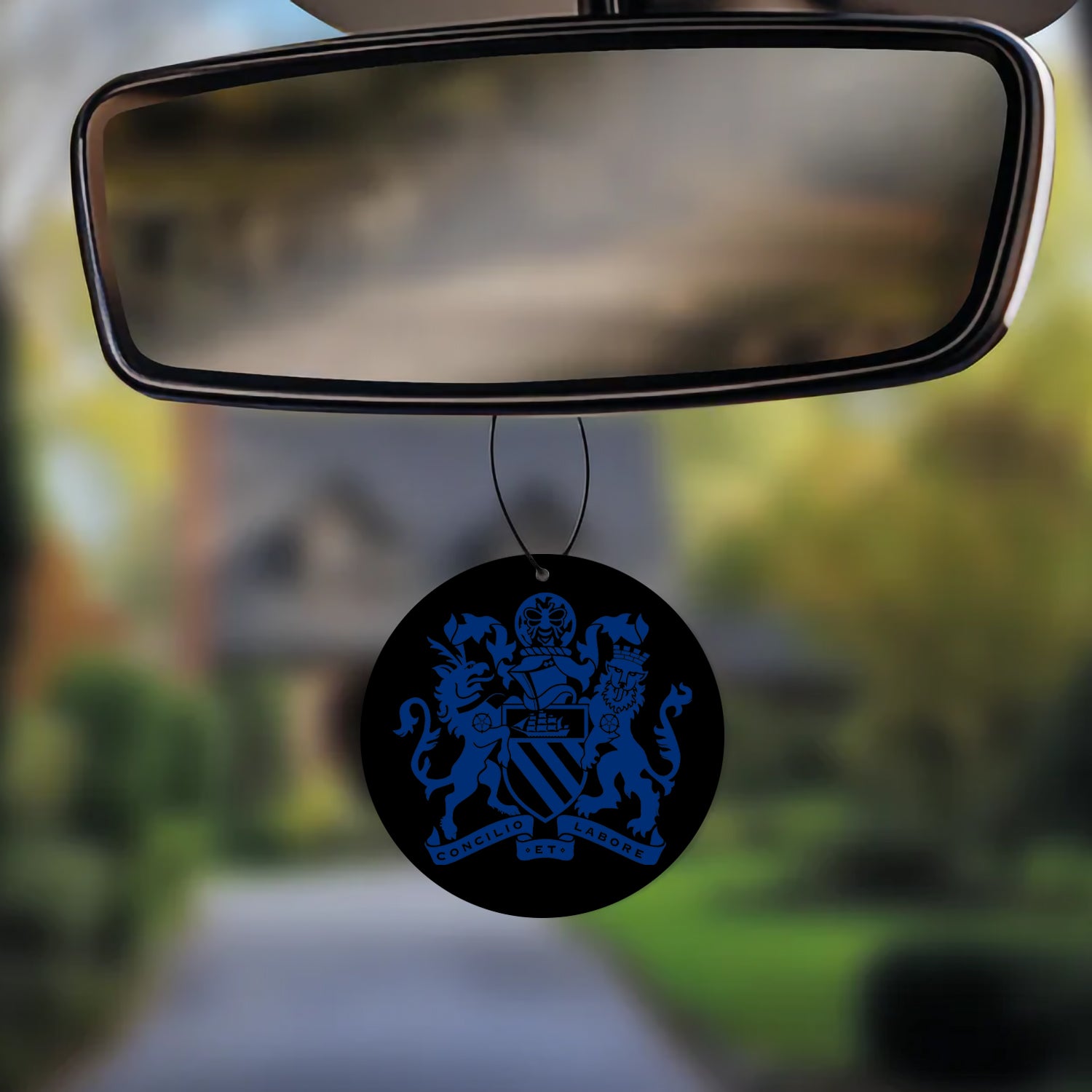 Manchester City Navy Coat Of Arms Air Freshener