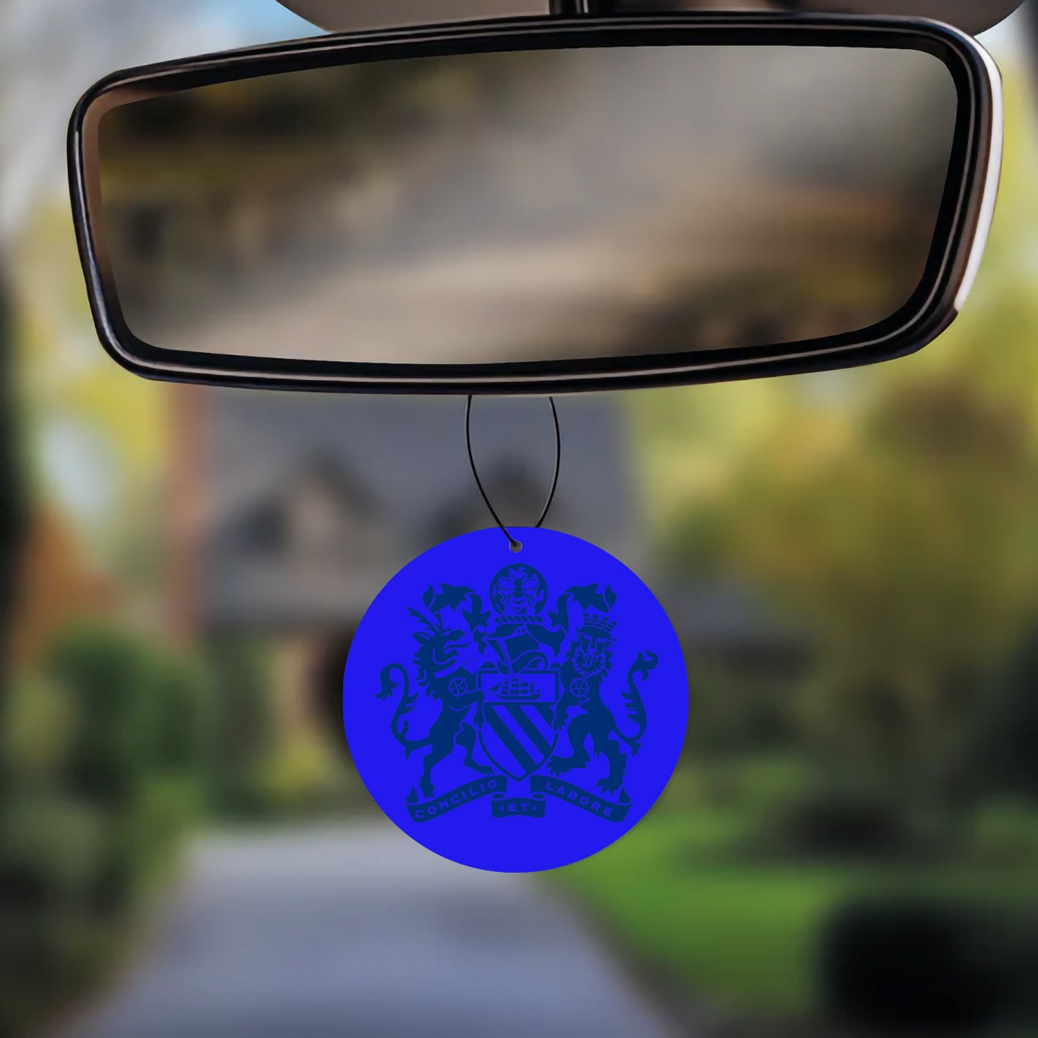 Manchester City Navy Coat Of Arms Air Freshener