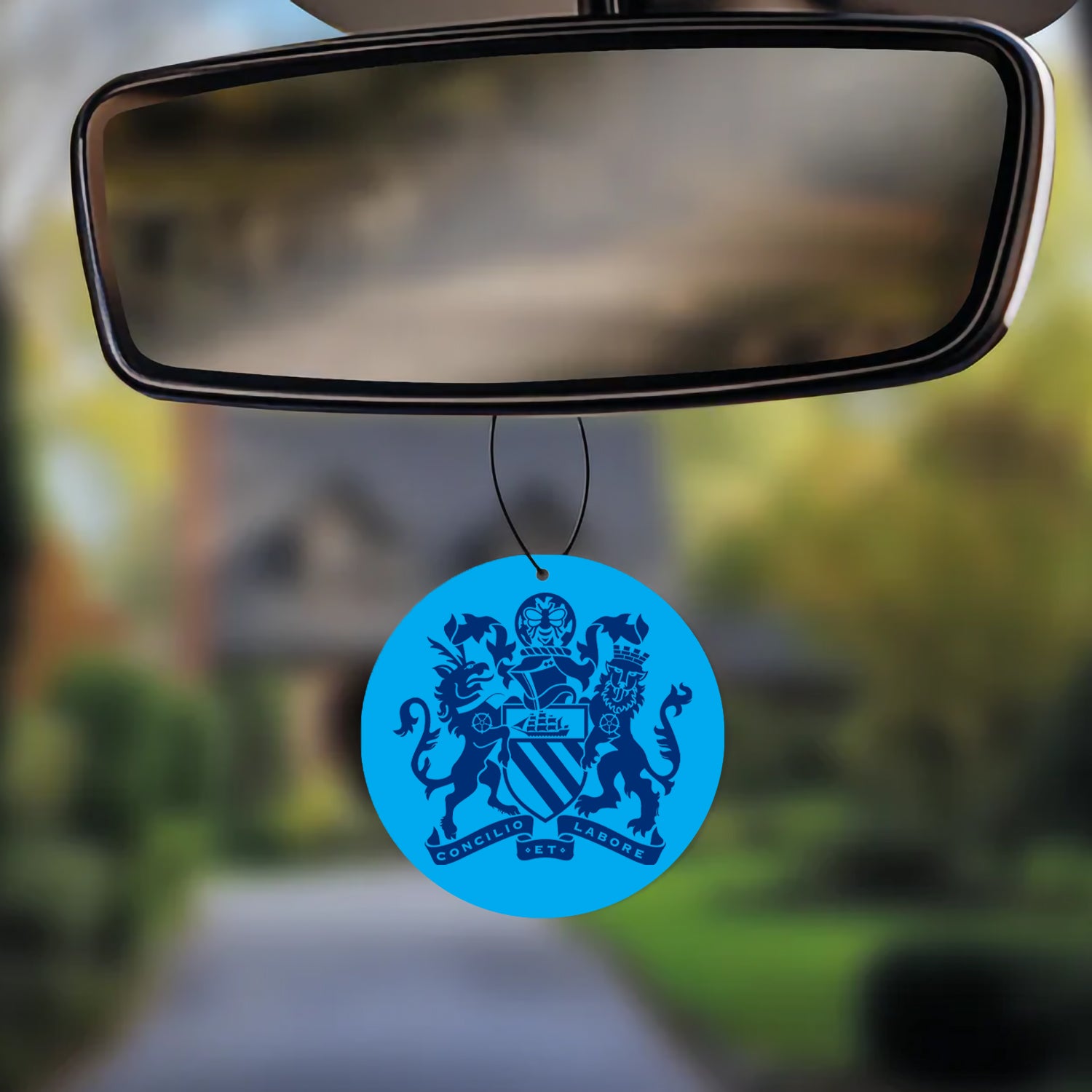 Manchester City Navy Coat Of Arms Air Freshener