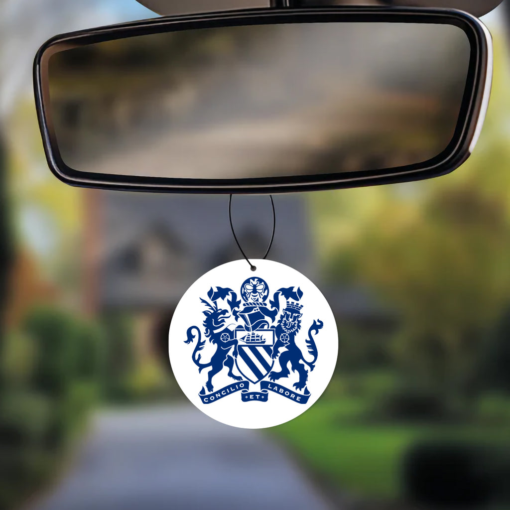 Manchester City Navy Coat Of Arms Air Freshener