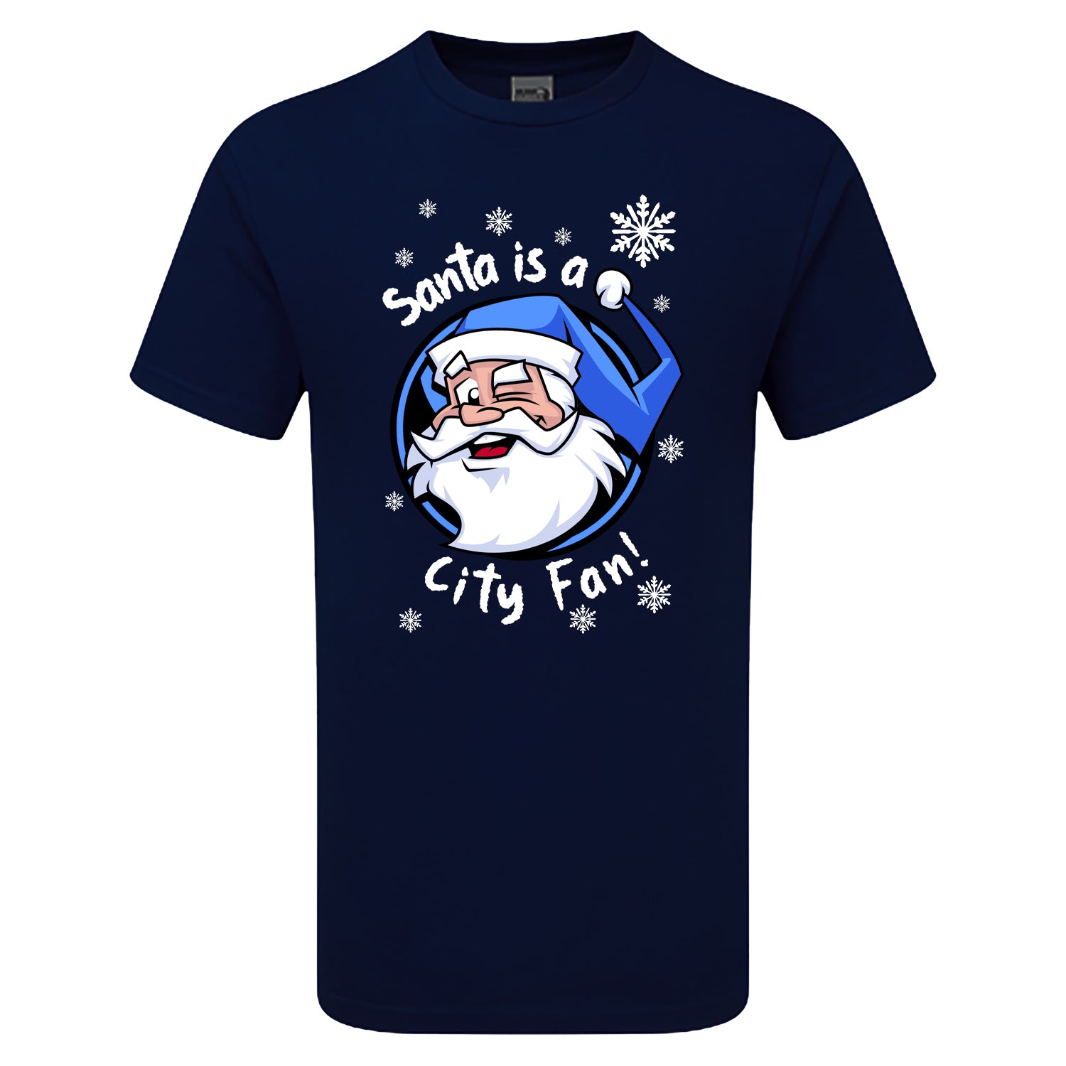 Santa Is A City Fan! Men's Tshirt