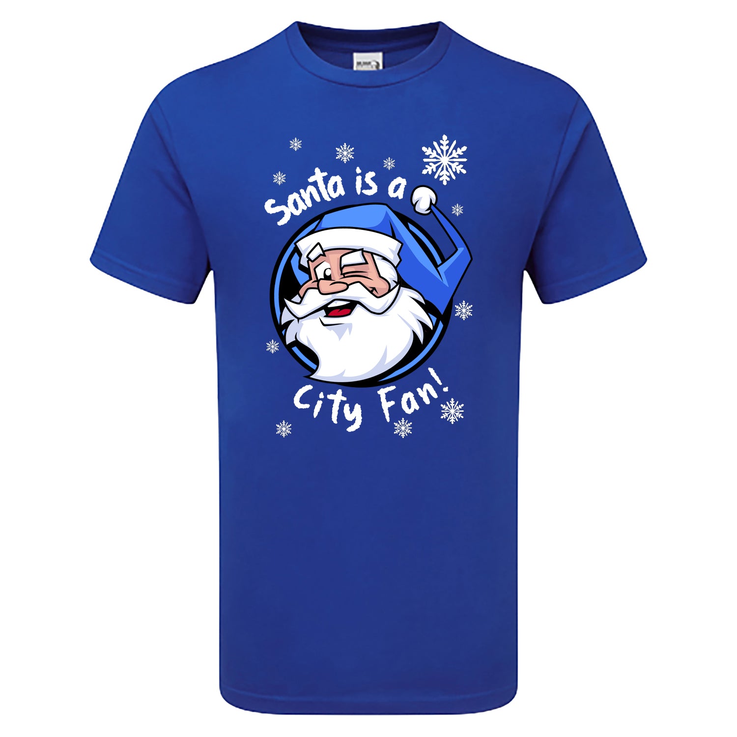 Santa Is A City Fan! Men's Tshirt