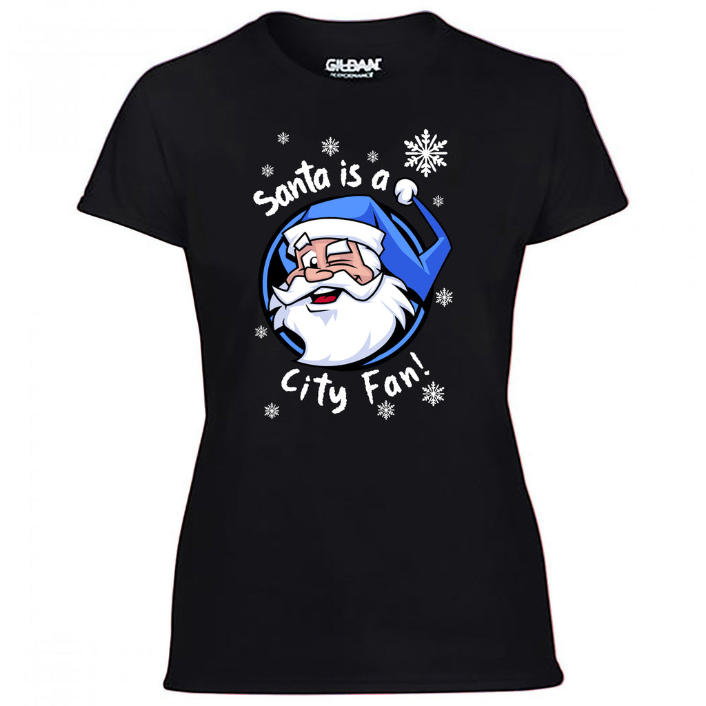 Santa Is A City Fan! Women's Tshirt