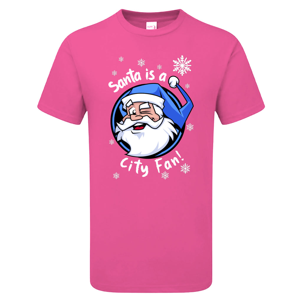 Santa Is A City Fan! Children's Tshirt