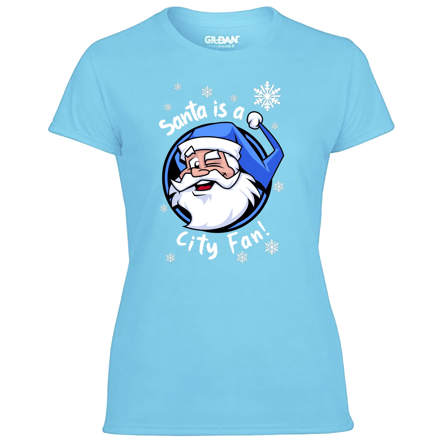 Santa Is A City Fan! Women's Tshirt