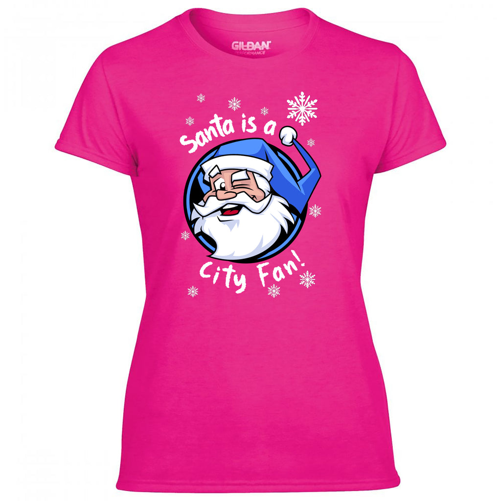 Santa Is A City Fan! Women's Tshirt