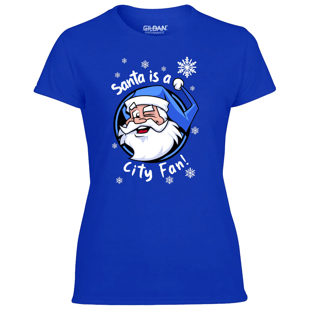Santa Is A City Fan! Women's Tshirt