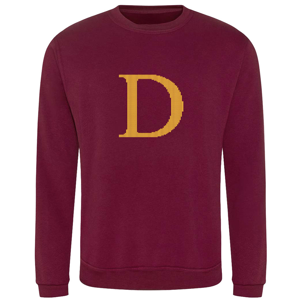 Mrs Weasley's Claret Adult's Christmas Jumper Sweatshirt
