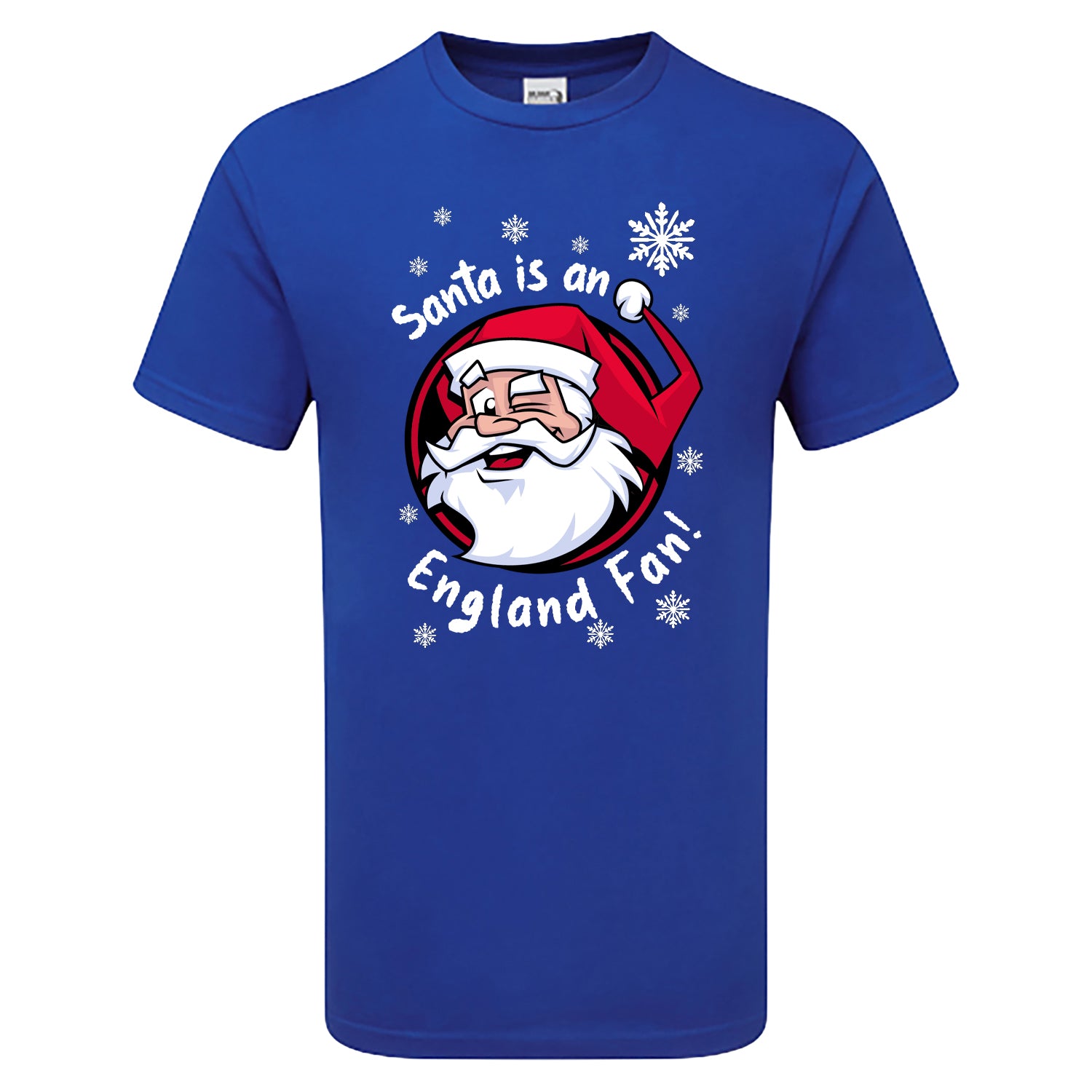 Santa Is An England Fan Men's Tshirt