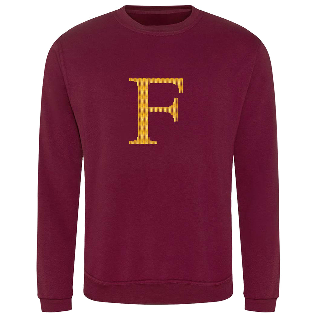 Mrs Weasley's Claret Adult's Christmas Jumper Sweatshirt