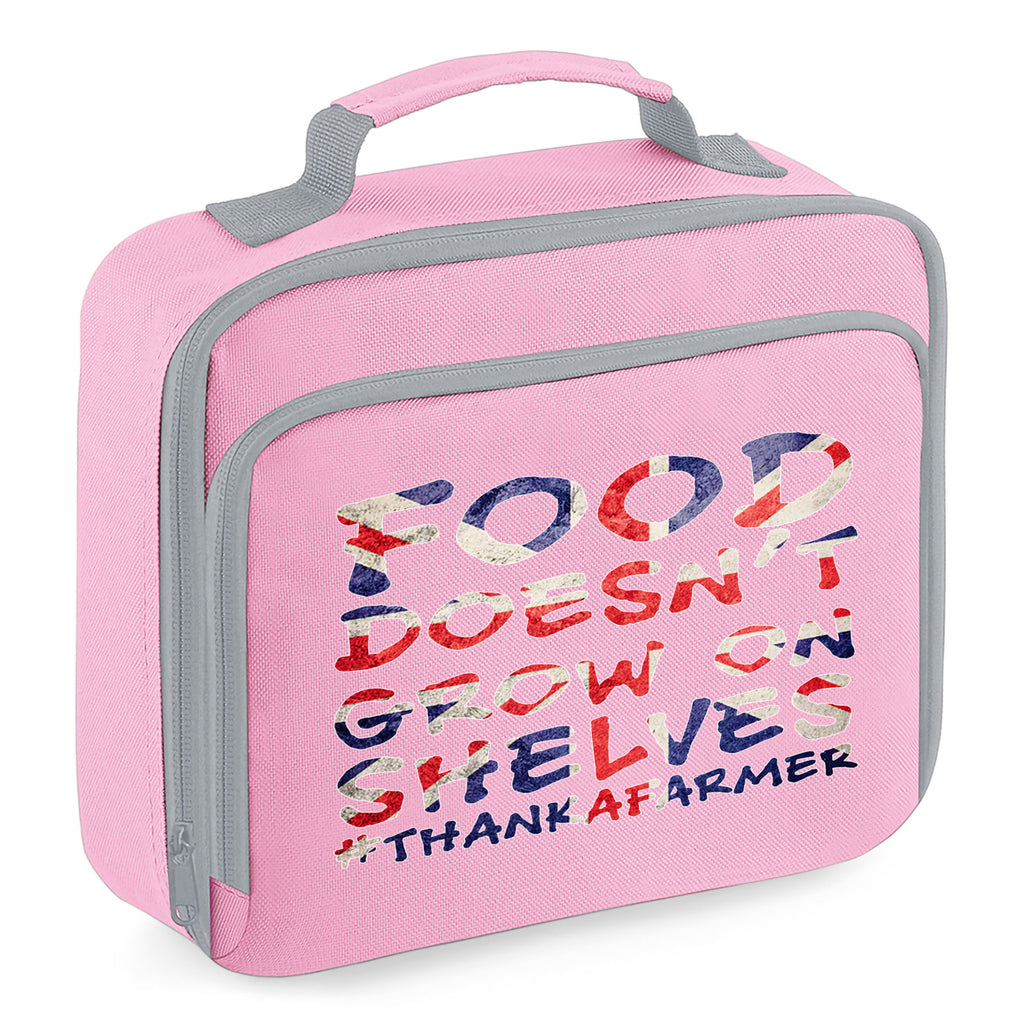 Food Doesn't Grow On Shelves (Union Jack) Insulated Lunch Box