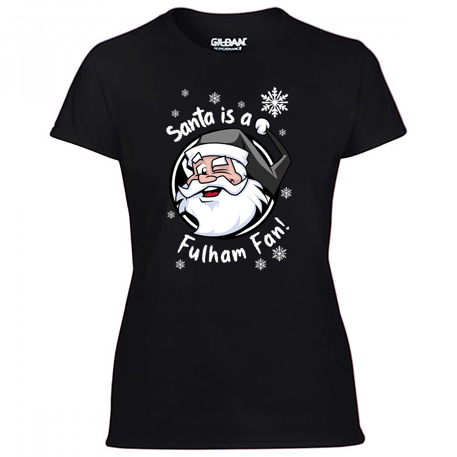 Santa Is A Fulham Fan! Women's Tshirt