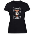 Fulham Black & White Christmas Reindeer Women's Tshirt