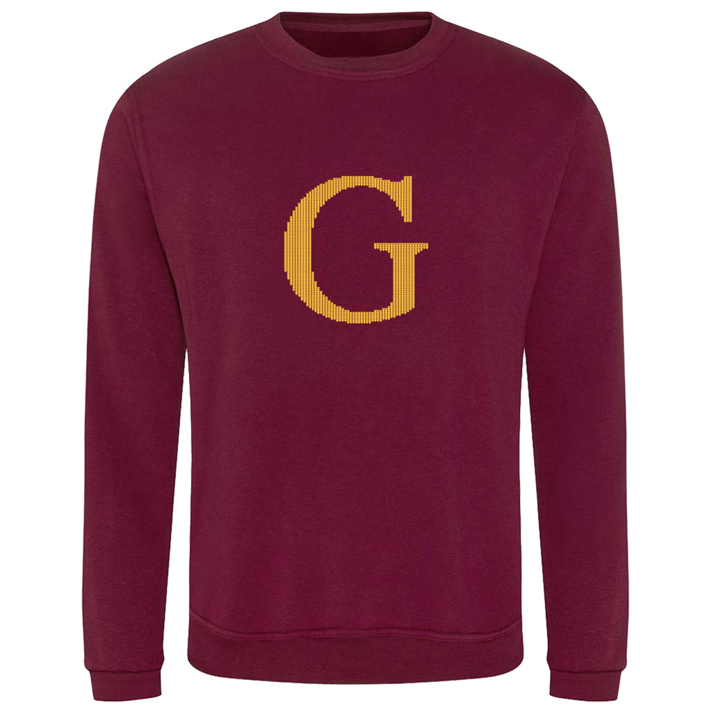 Mrs Weasley's Claret Adult's Christmas Jumper Sweatshirt