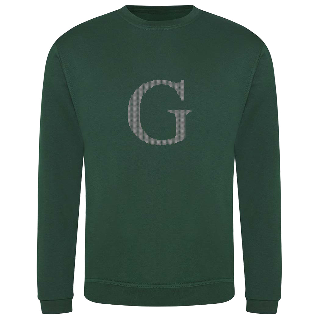 Mrs Weasley's Bottle Green Children's Christmas Jumper Sweatshirt