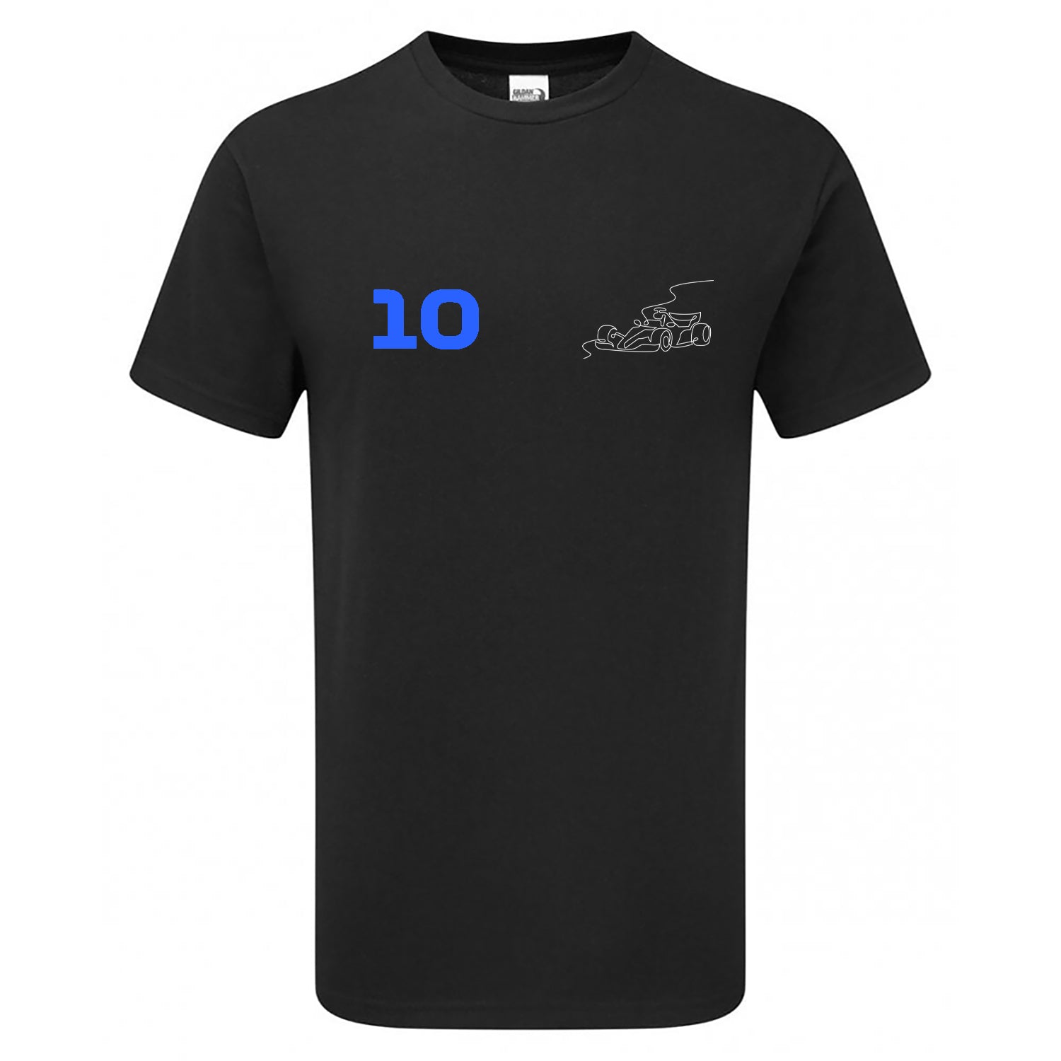 Race Car Driver 10 Pocket Abstract Children's Tshirt
