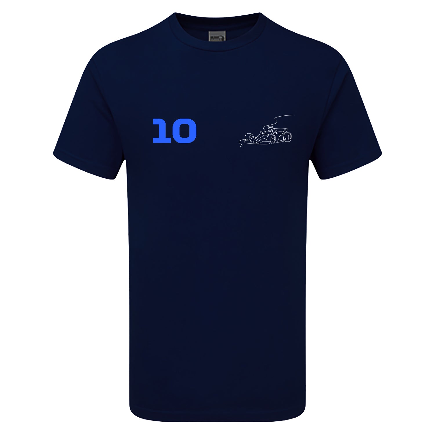 Race Car Driver 10 Pocket Abstract Children's Tshirt