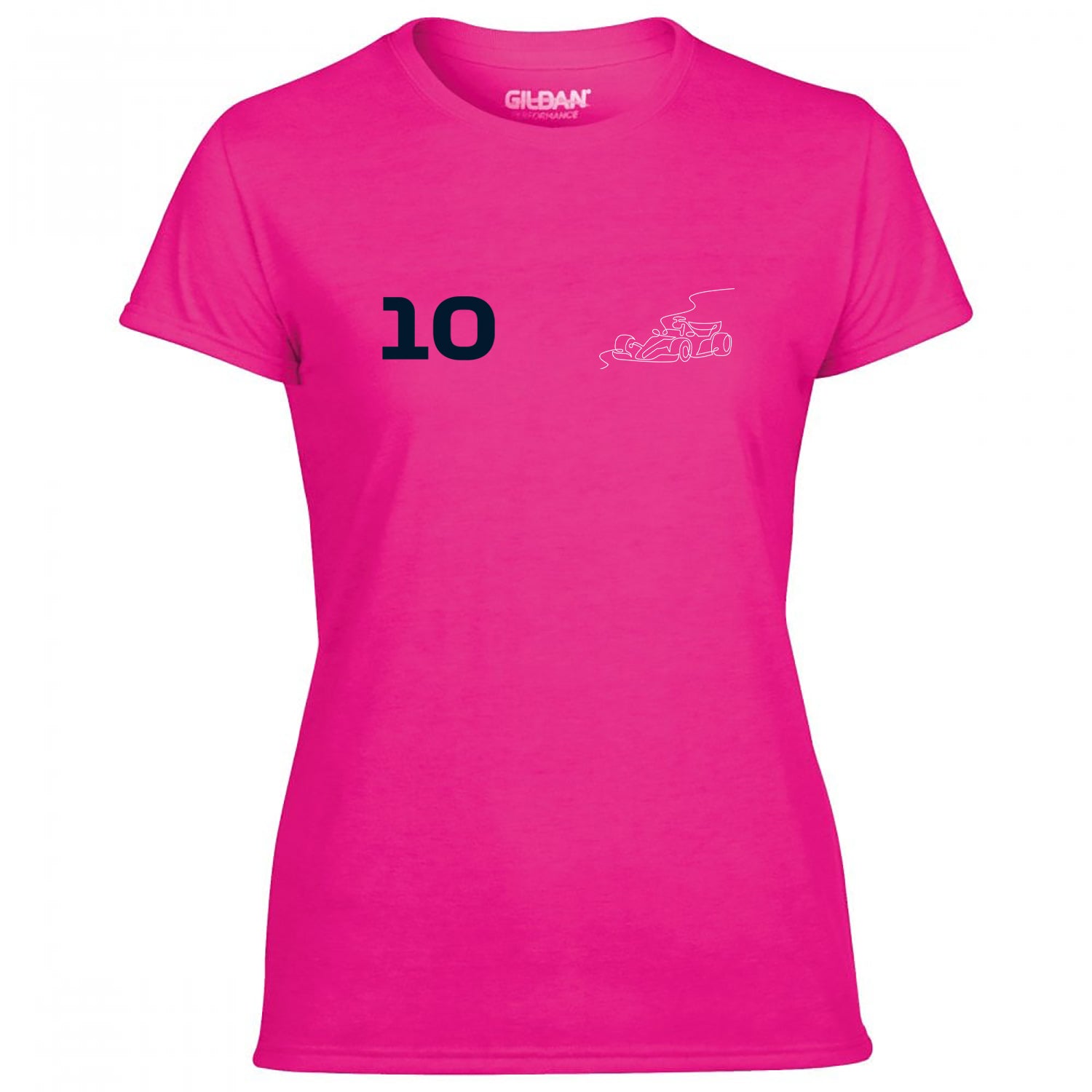 Race Car Driver 10 Pocket Abstract Women's Tshirt
