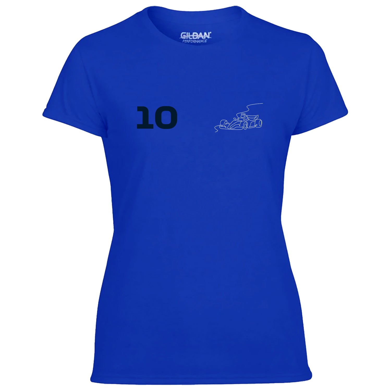 Race Car Driver 10 Pocket Abstract Women's Tshirt