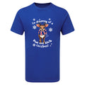 Glasgow Blue & White Christmas Reindeer Men's Tshirt