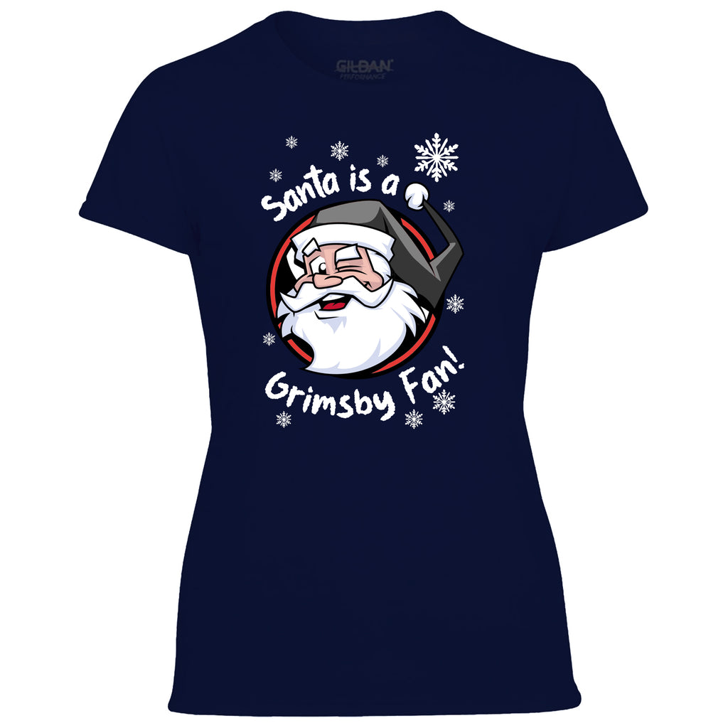 Santa Is A Grimsby Fan! Women's Tshirt