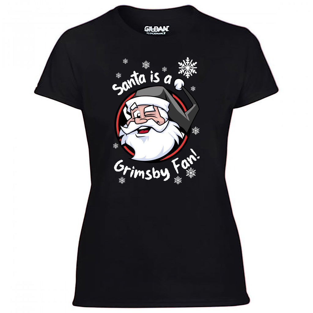 Santa Is A Grimsby Fan! Women's Tshirt