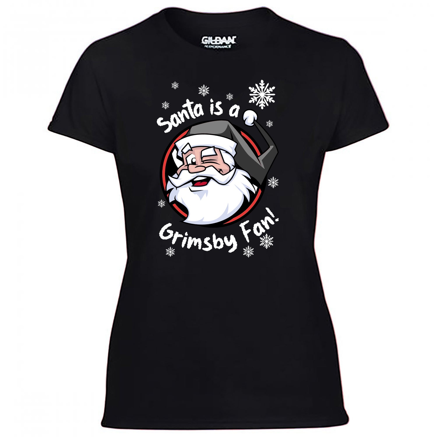 Santa Is A Grimsby Fan! Women's Tshirt