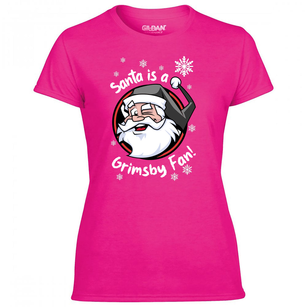 Santa Is A Grimsby Fan! Women's Tshirt