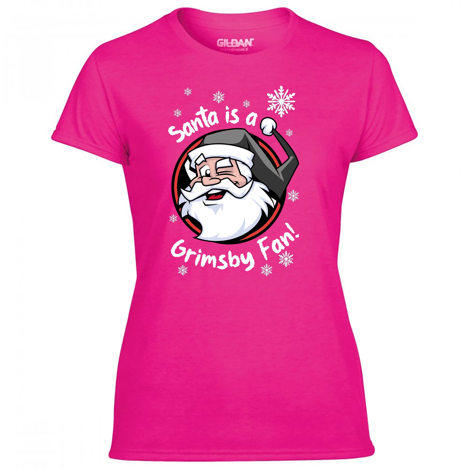 Santa Is A Grimsby Fan! Women's Tshirt