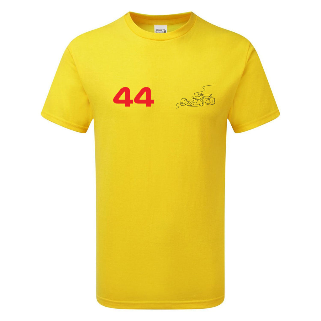 Race Car Driver 44 Pocket Abstract Children's Tshirt