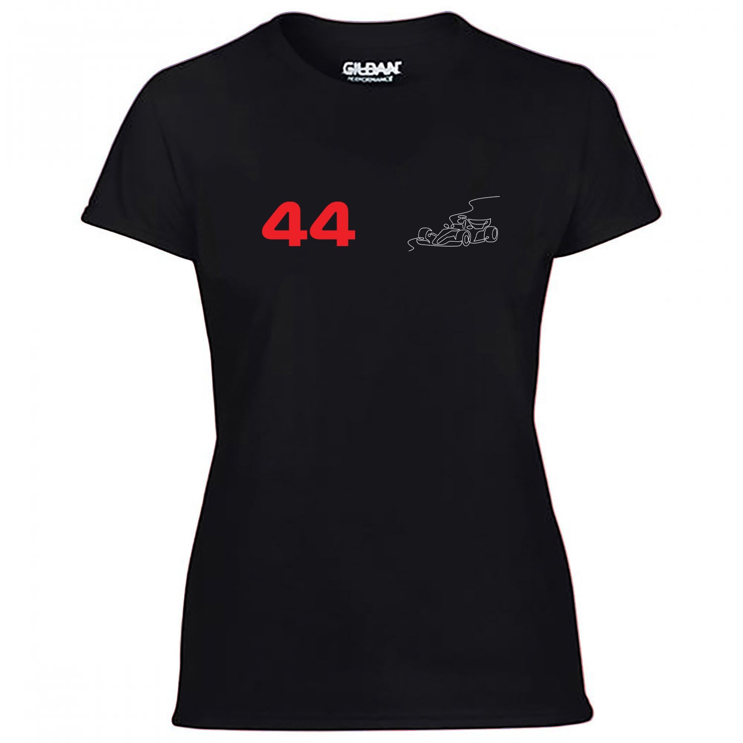Race Car Driver 44 Pocket Abstract Women's Tshirt