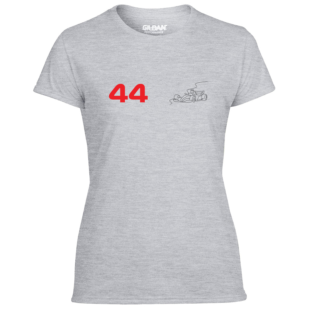 Race Car Driver 44 Pocket Abstract Women's Tshirt