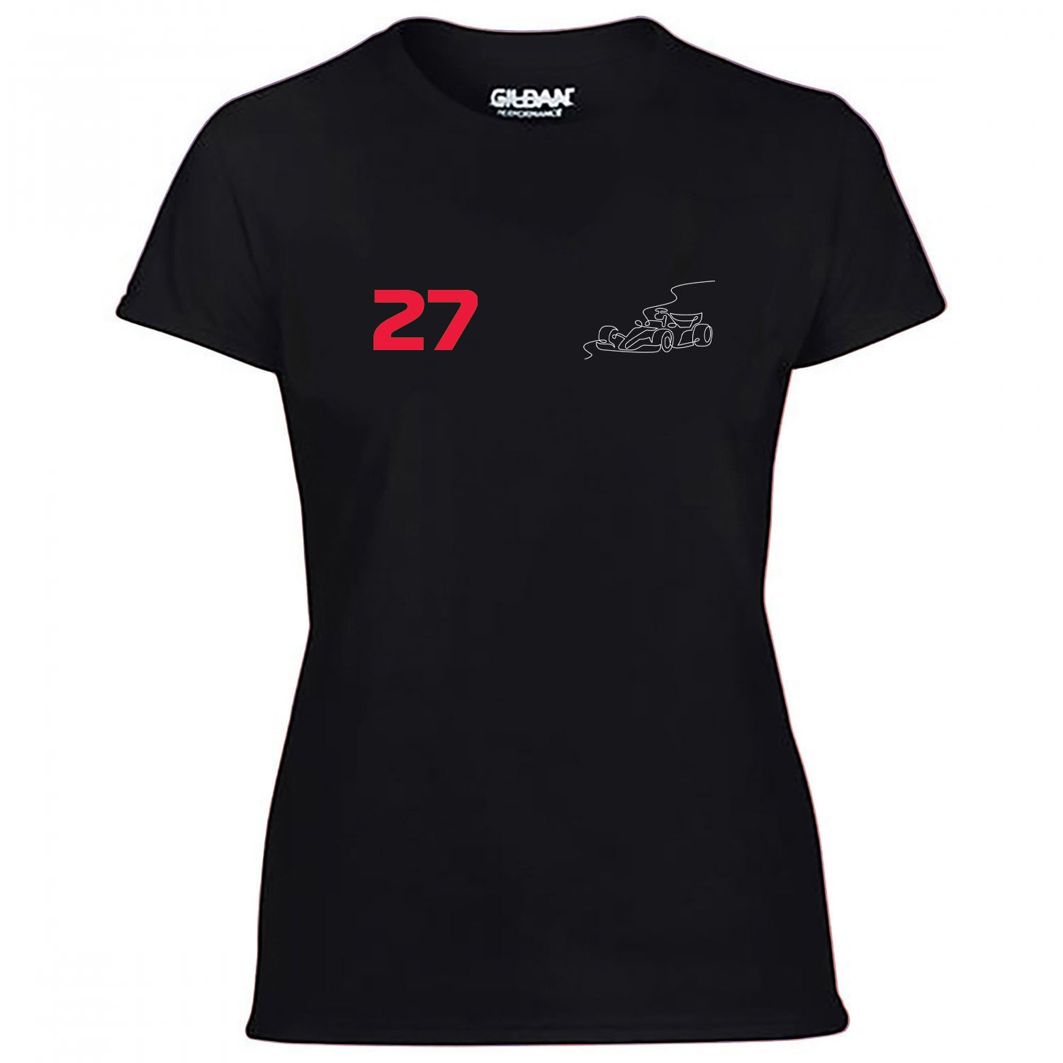 Race Car Driver 27 Pocket Abstract Women's Tshirt