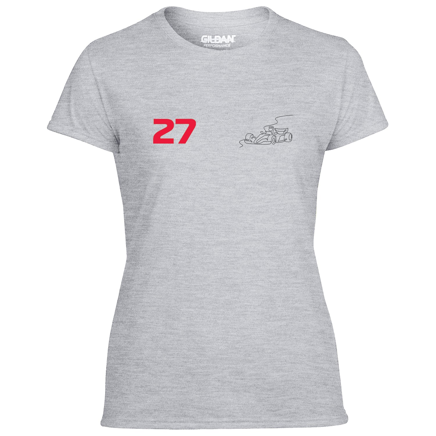 Race Car Driver 27 Pocket Abstract Women's Tshirt