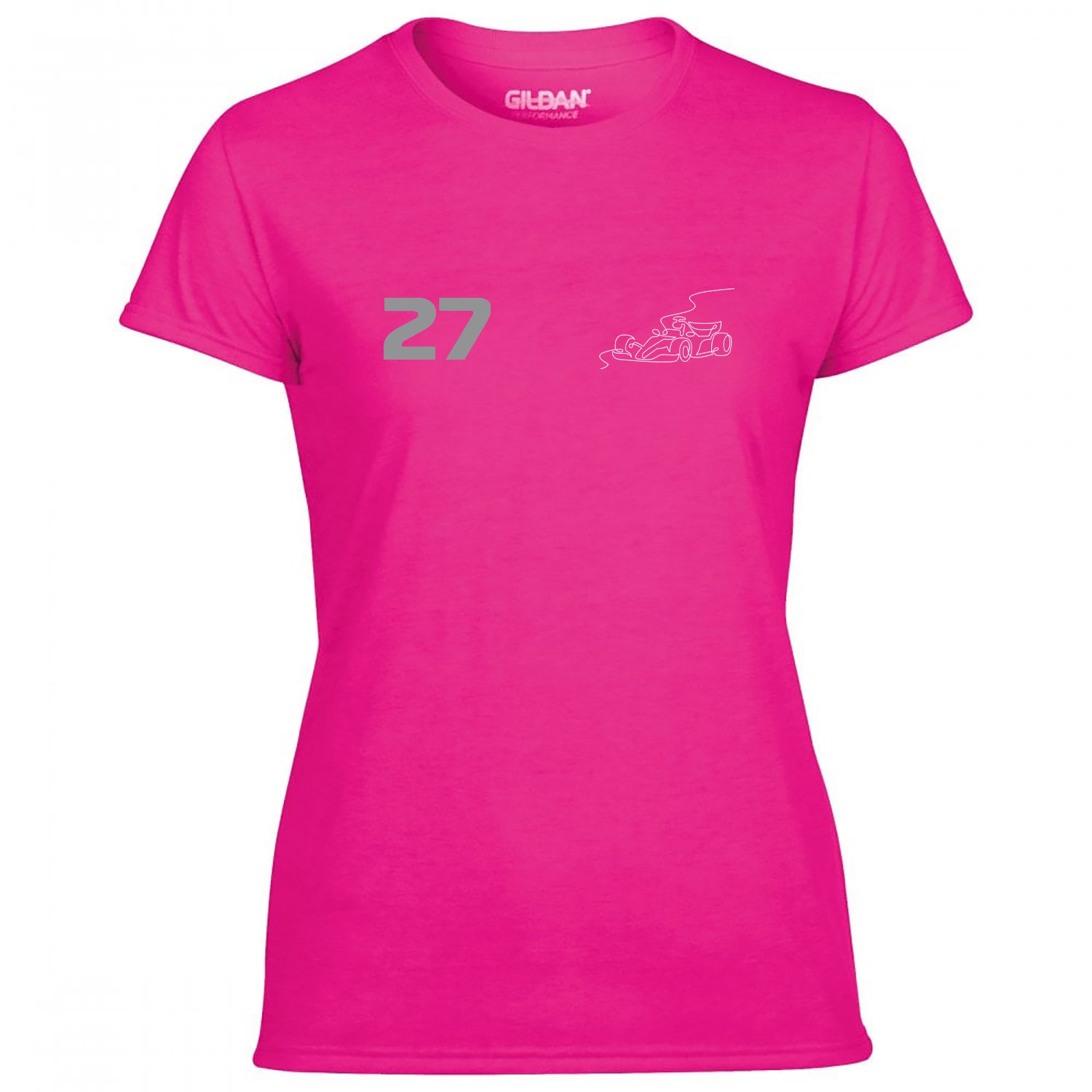 Race Car Driver 27 Pocket Abstract Women's Tshirt