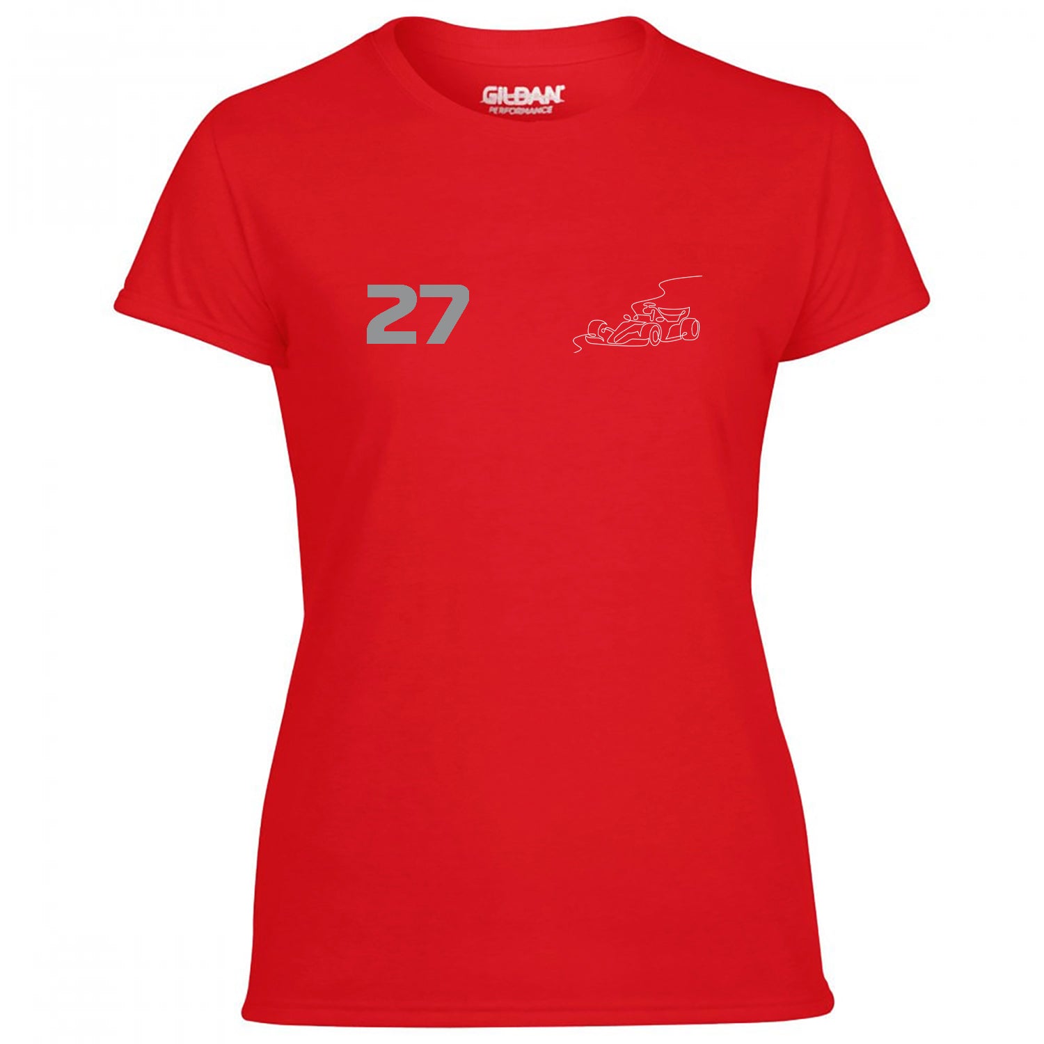 Race Car Driver 27 Pocket Abstract Women's Tshirt