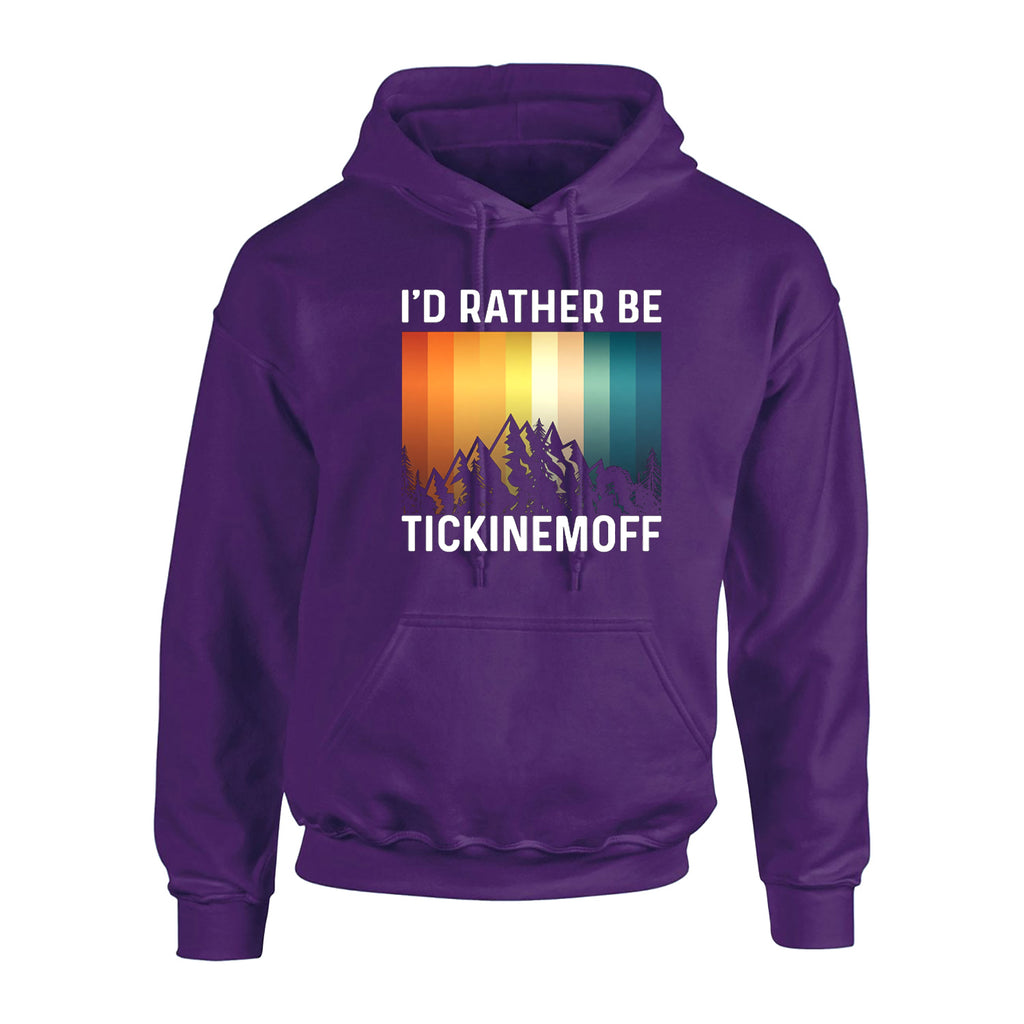TickinEmOff Adult's Hoodie (I'd Rather Be TickinEmOff)